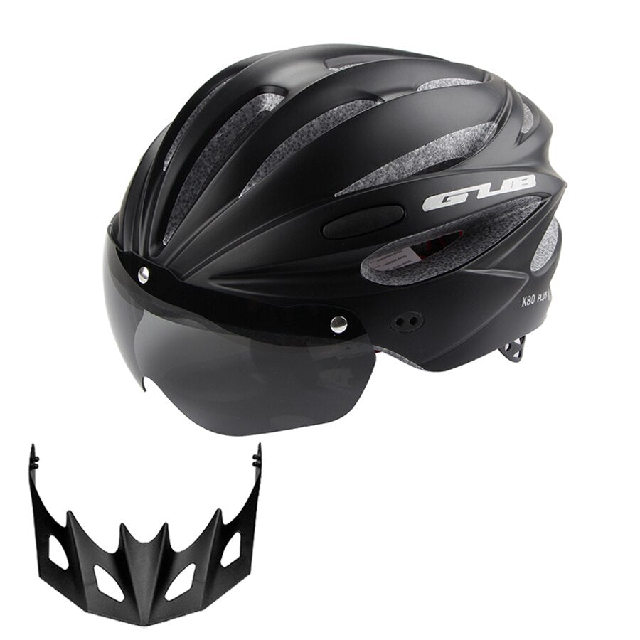 Casque vélo avec visière solaire