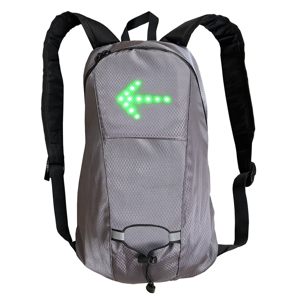 Sac à dos cyclisme avec indicateurs LED & USB Pédale Maurice