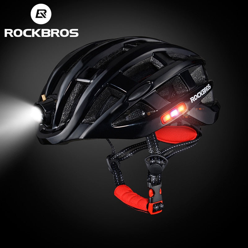 Casque vélo lumineux LED VTT ultra-léger Pédale Maurice