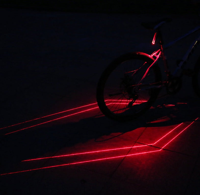 Éclairage vélo arrière LED USB avec support Pédale Maurice