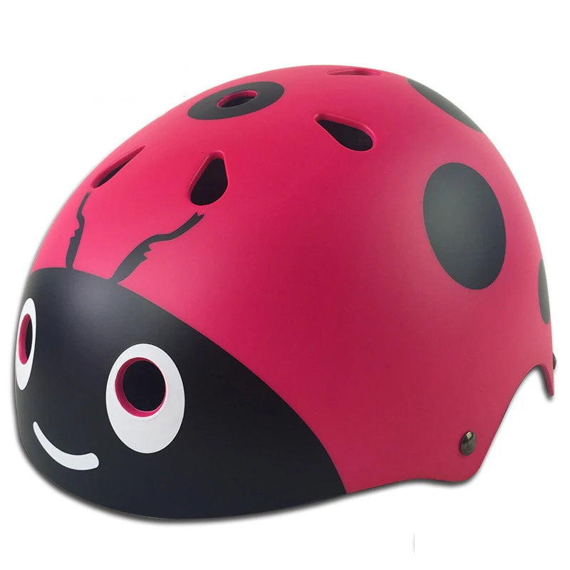 Casque vélo enfant coccinelle