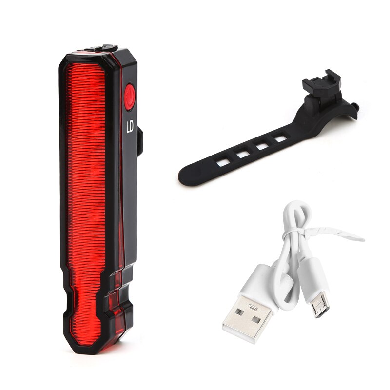 Éclairage vélo arrière LED USB avec support Pédale Maurice