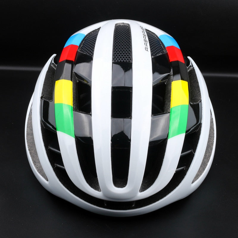 Casque vélo homme cyclisme blanc Pédale Maurice