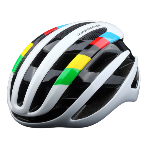 Casque vélo homme cyclisme blanc Pédale Maurice