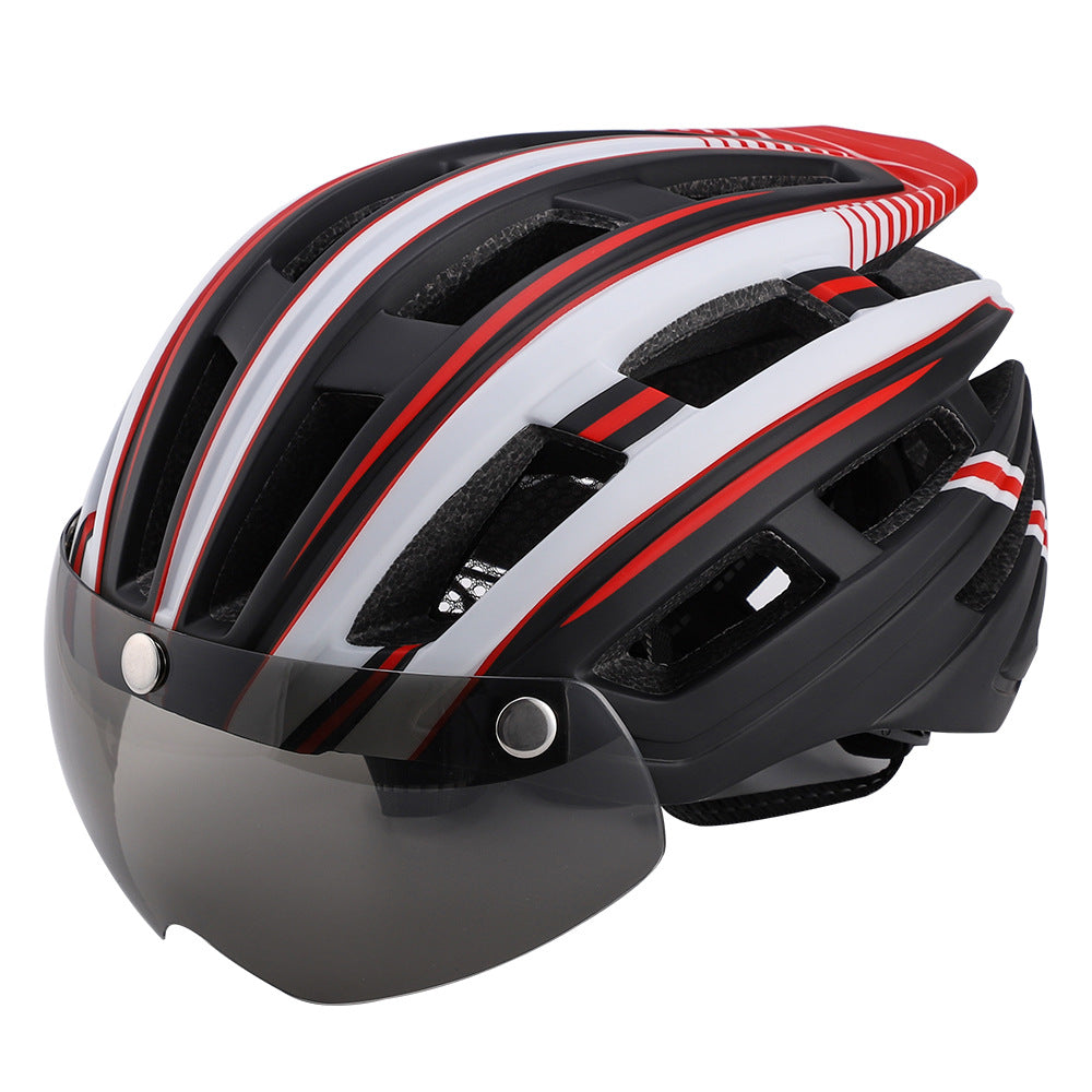 Casque vélo lumineux LED de route Pédale Maurice