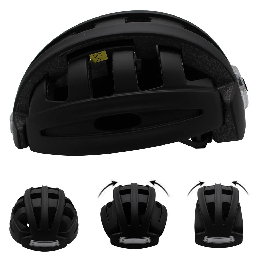 Casque vélo femme avec lumière  Pédale Maurice