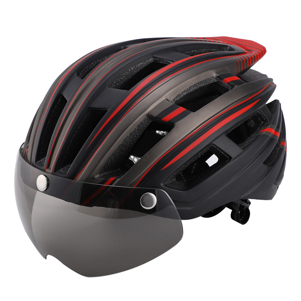 Casque vélo lumineux LED de route Pédale Maurice