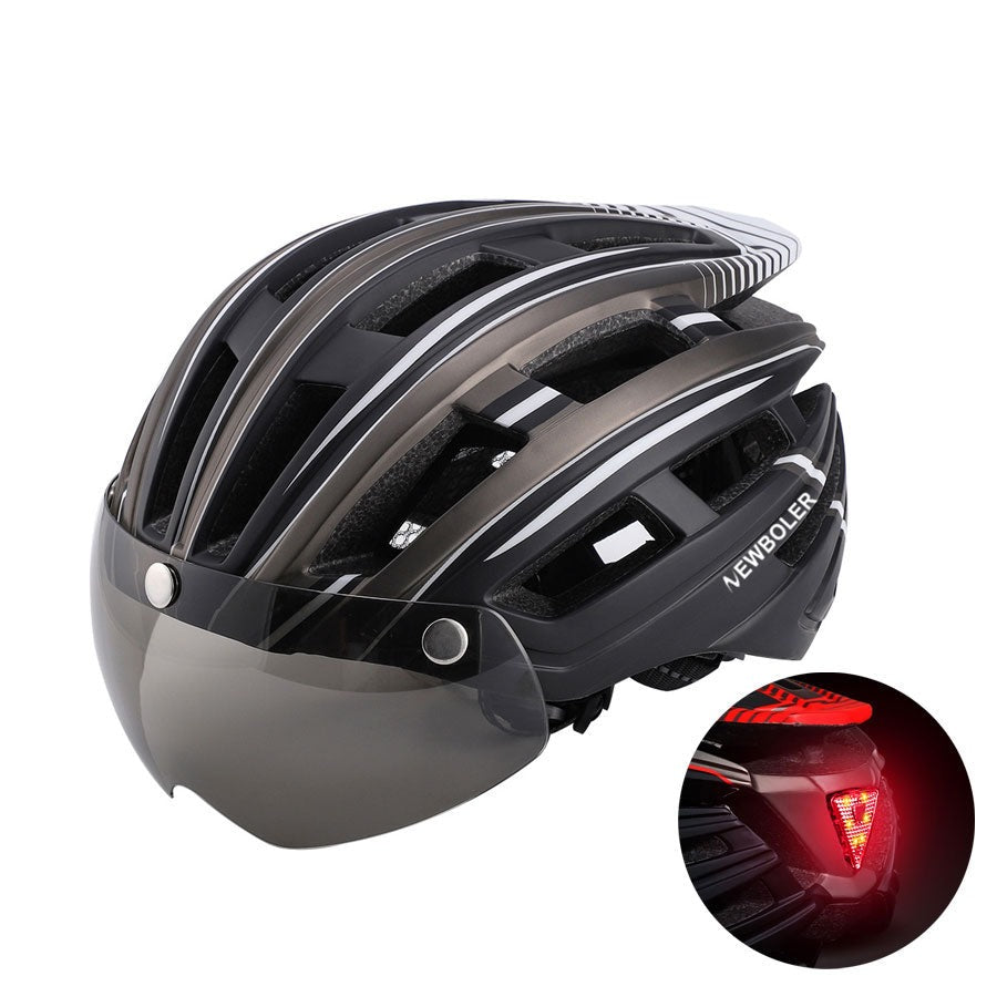 Casque vélo lumineux LED de route Pédale Maurice