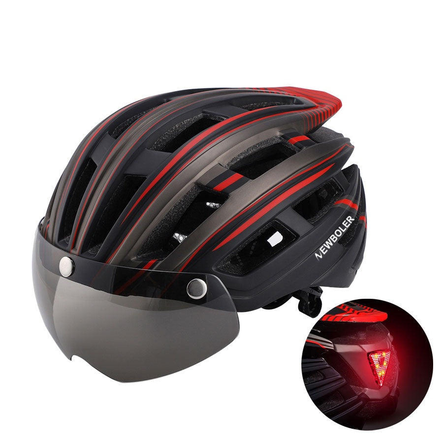 Casque vélo lumineux LED de route Pédale Maurice