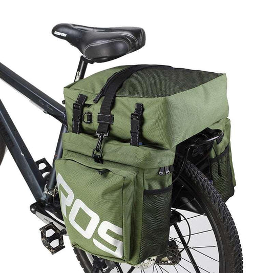 Sacoche arrière double 3 en 1 pour vélo 40L