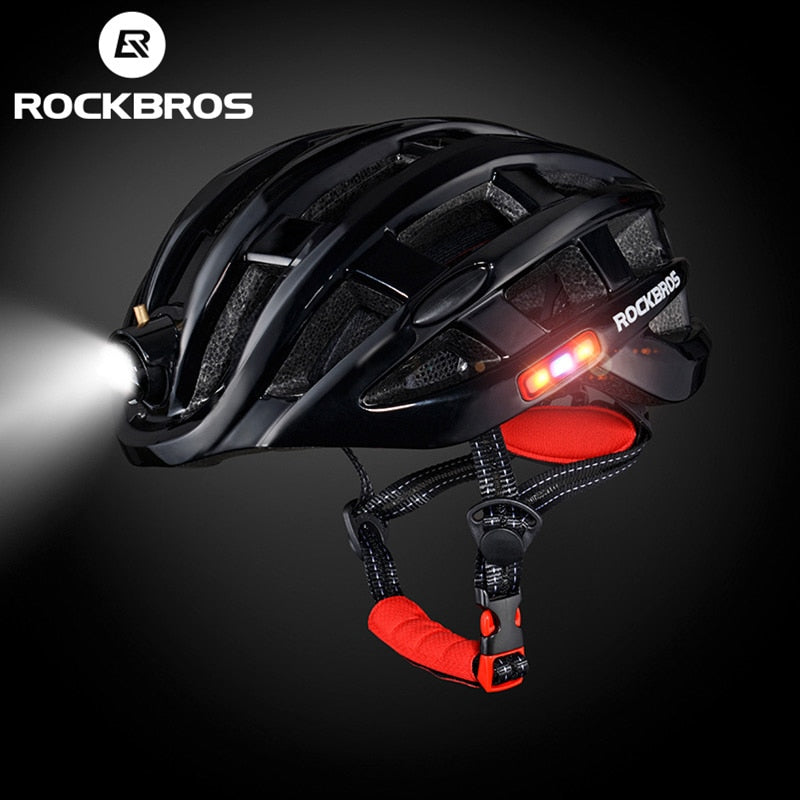 Casque vélo lumineux LED VTT ultra-léger Pédale Maurice