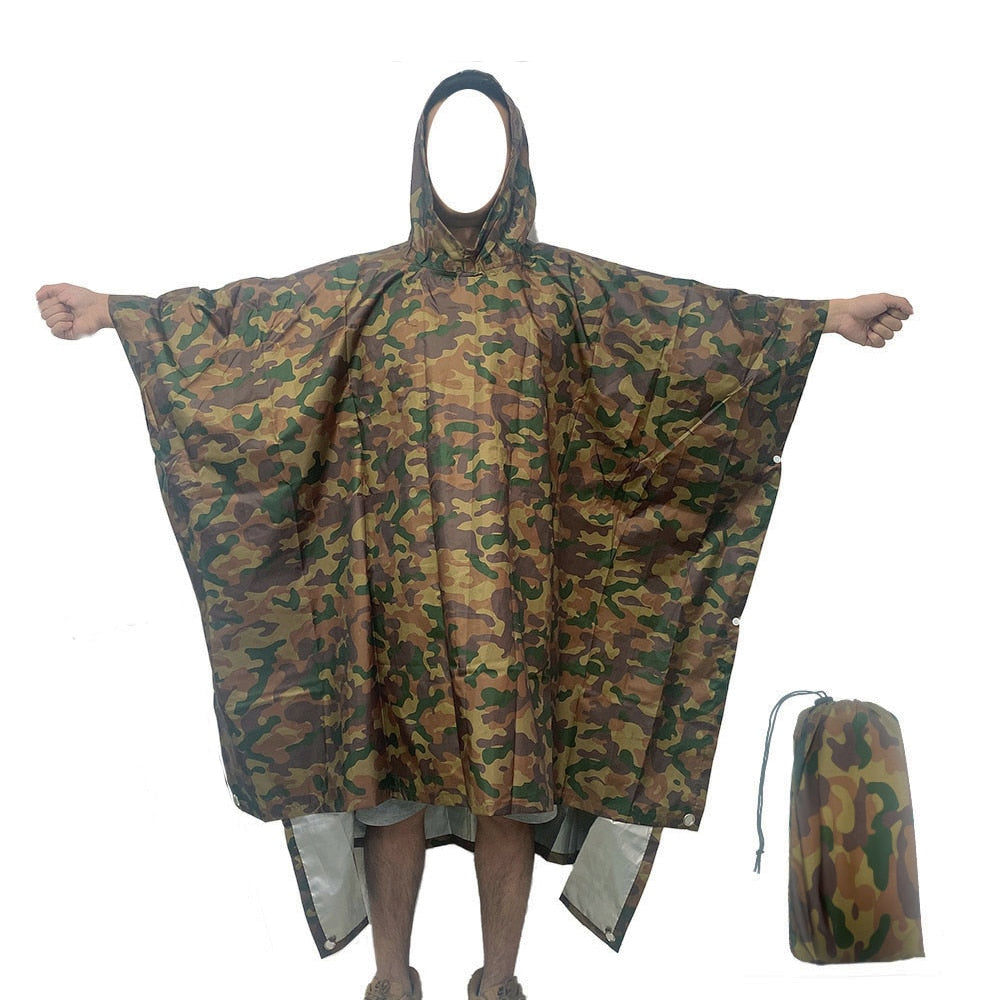 Poncho camouflage imperméable Pédale Maurice