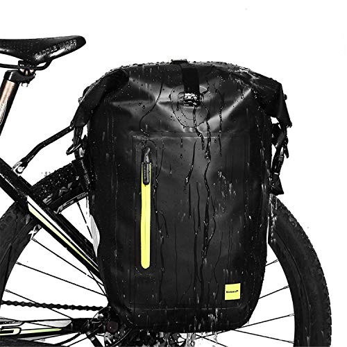 Sacoche porte-bagage arrière de vélo 25L grande capacité étanche