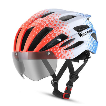 casque vélo avec visière et lumière